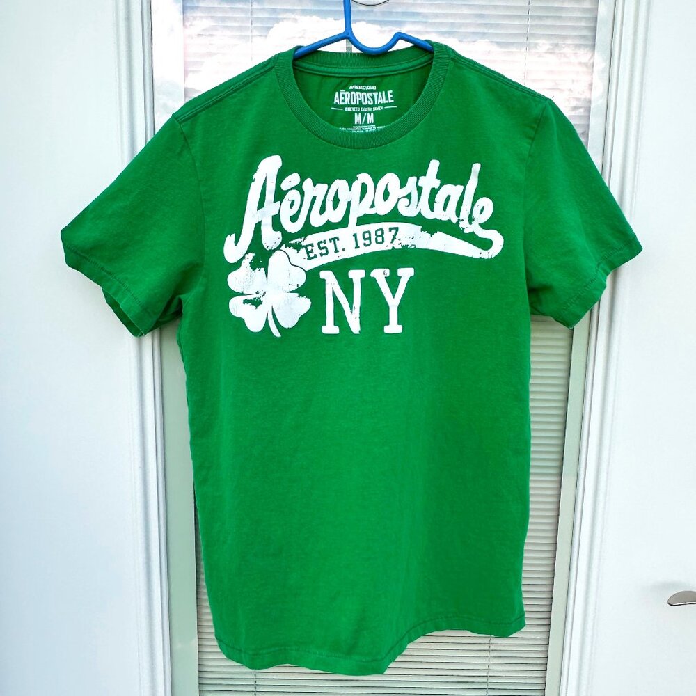 Vintage Aeropostale St Patricks Shamrock Tee